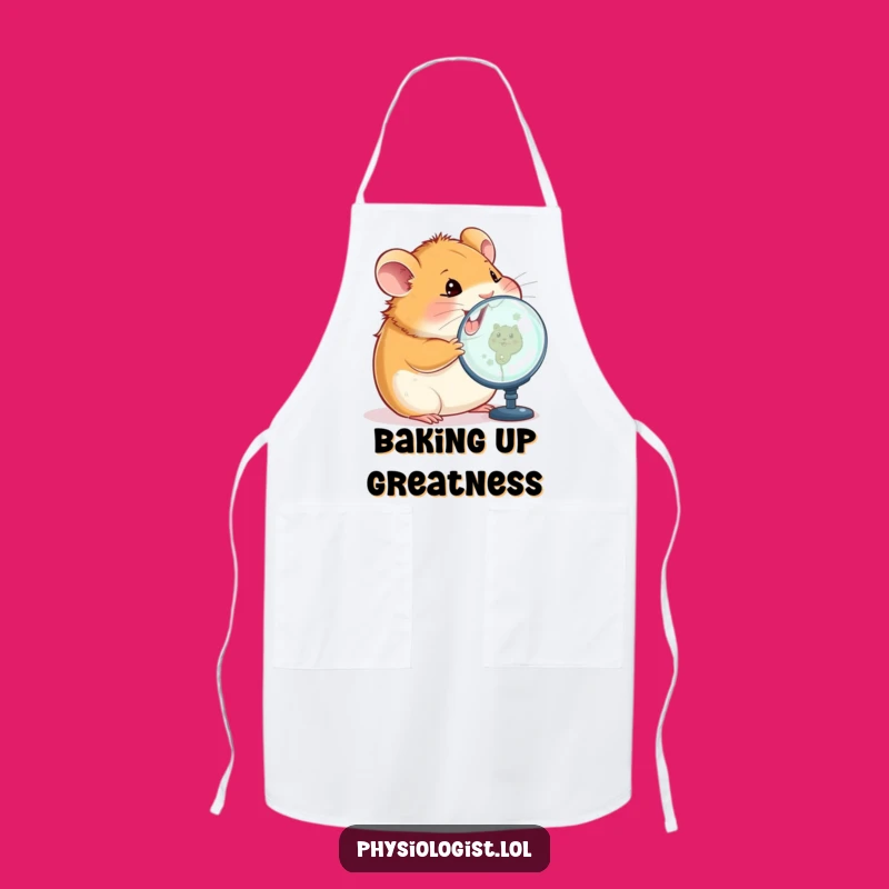 Funny Hamster Tech Apron: Cook with Focus and Hilarious Precision!