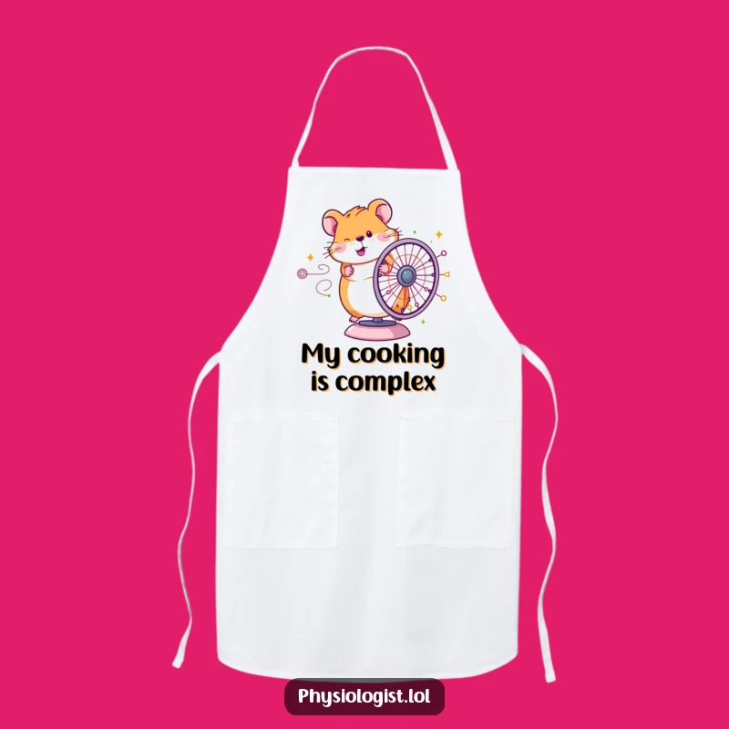 Funny Hamster Chef Apron: Hilarious Kitchen Wear for Busy Cooks