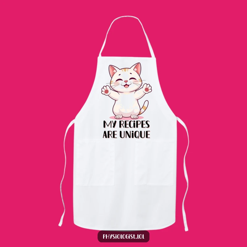 Funny Cat Chef Apron: Hilarious Kitchen Wear for Measuring Masters