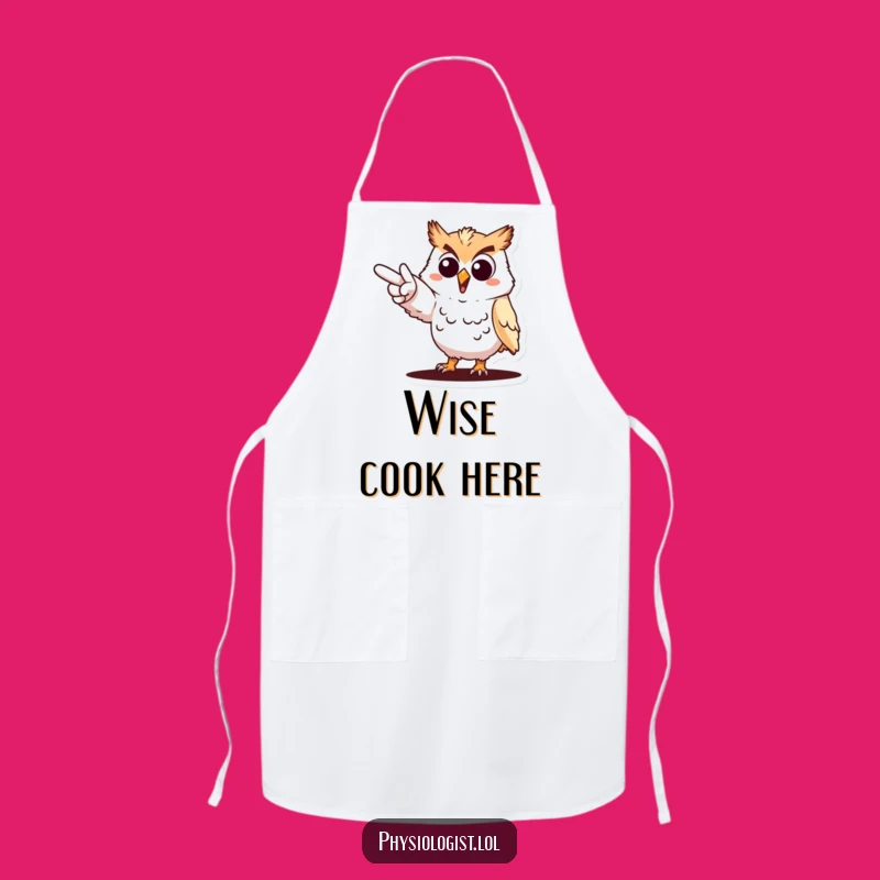 Funny Owl Goal Getter Apron: Hilarious Motivator for Kitchen Success