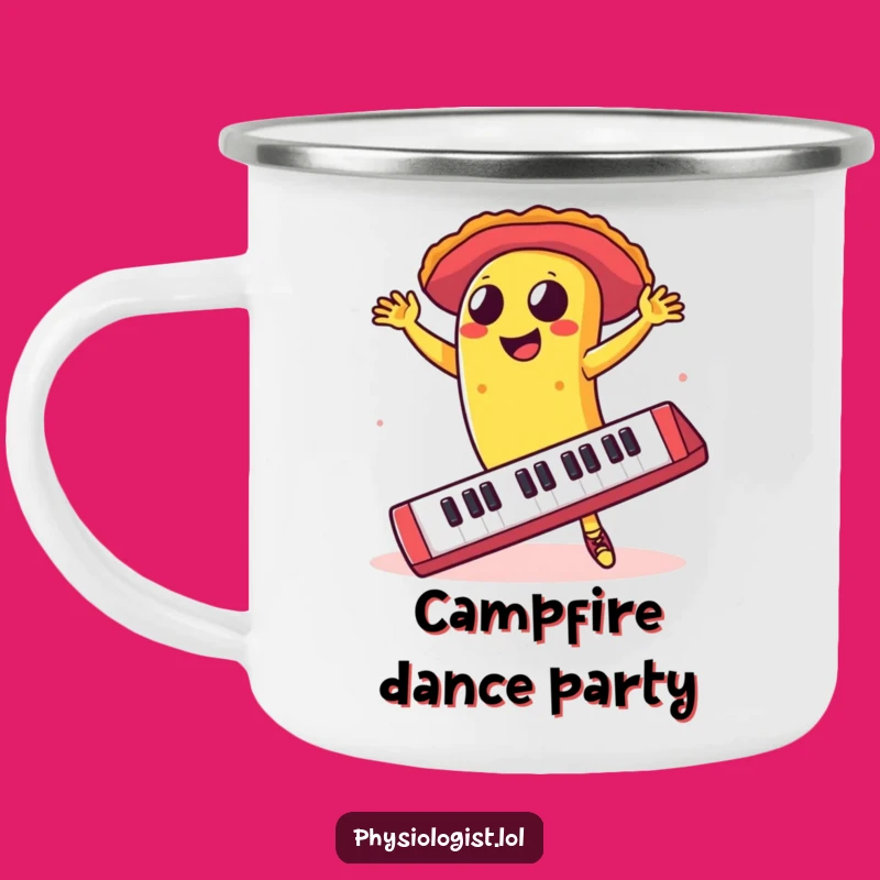 Funny Taco Keyboard Camping Mug - Hilarious Outdoor Gift for Foodie Adventures