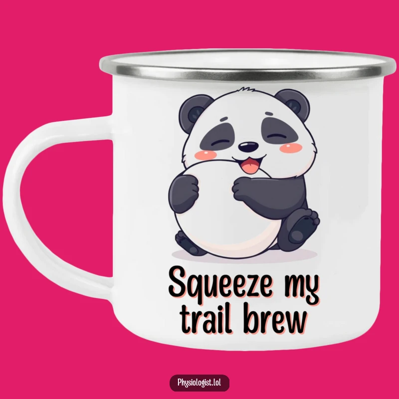 Funny Panda Stress Ball Camping Mug: Ambiguous Squeeze Adventure, Perfect Gift