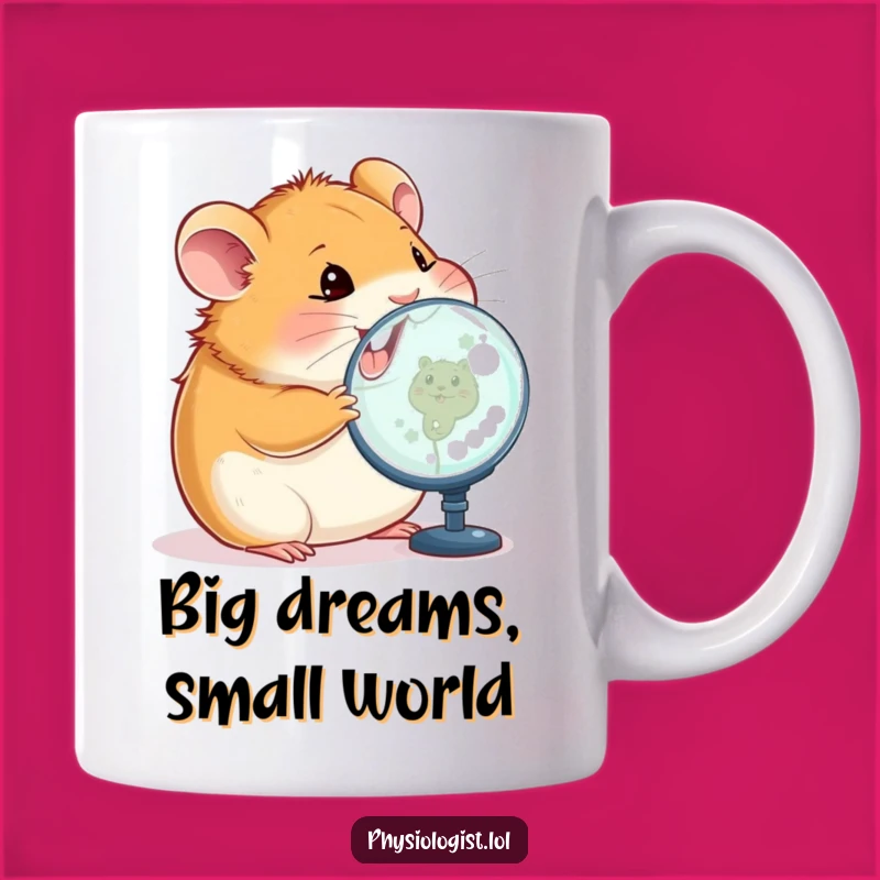 Funny Hamster Tech Mug: Happy Investigator Gift for a Cheerful Laugh!