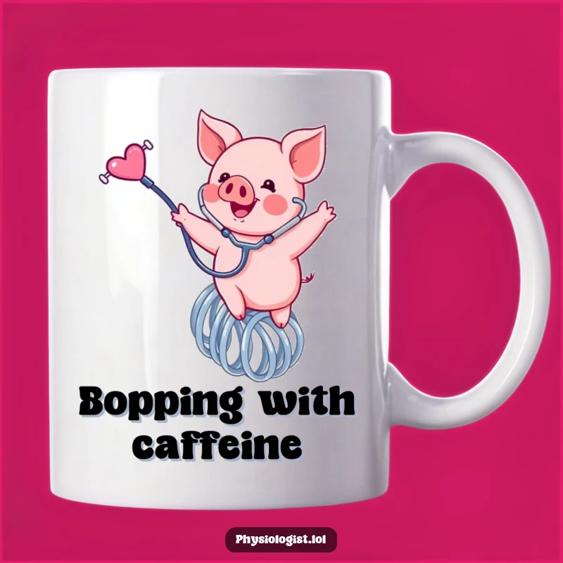 Funny Piglet Spring Doctor Mug: A Joyful Gift for the Energetic!