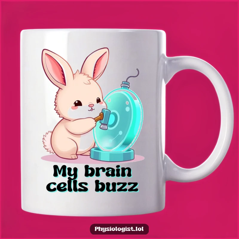 Funny Bunny Cell Biologist Mug: A Quirky Gift for the Curious!