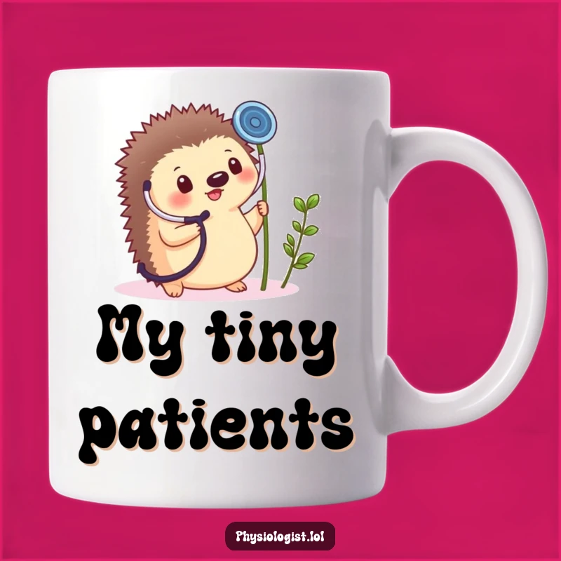 Funny Hedgehog Gardener Mug - Cheerful Plant Doctor Gift Idea