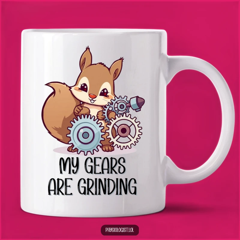 Funny Squirrel Inventor Mug - Hilarious Engineering Gift for Mad Scientists!