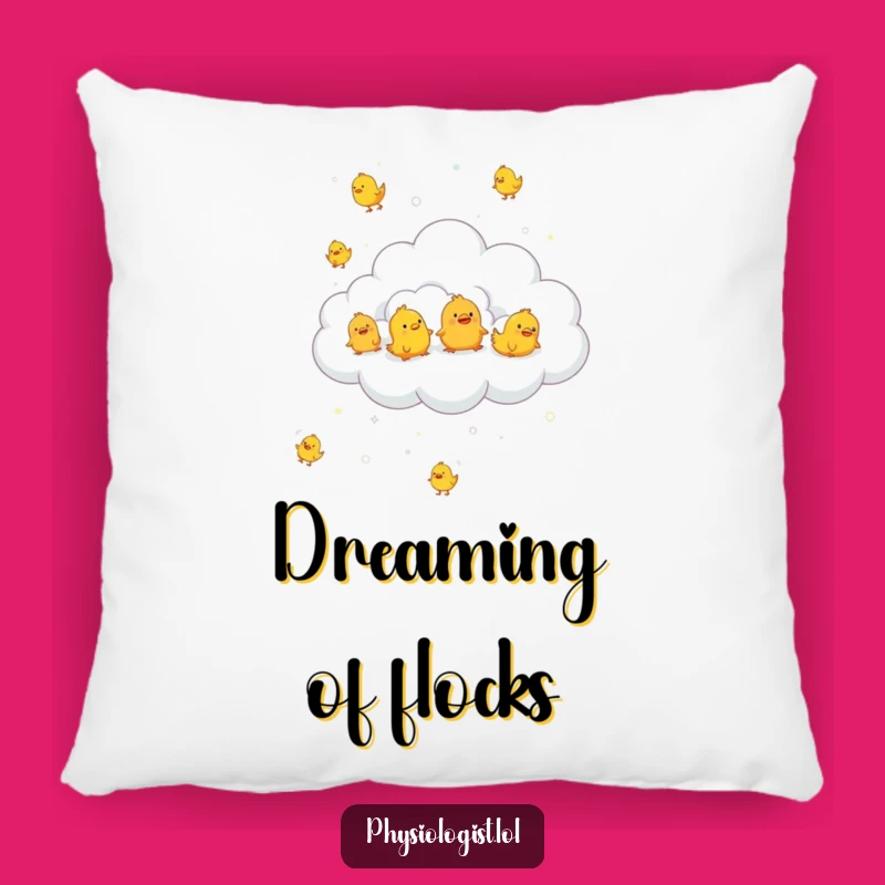 Funny Chicken Rain Pillow - Comfy & Hilarious Decor Gift