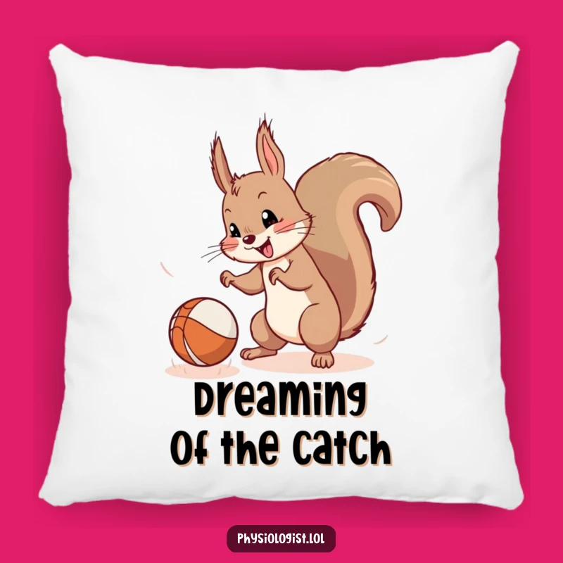 Funny Squirrel Ball Pillow: Cozy Comfort Meets Playful Energy