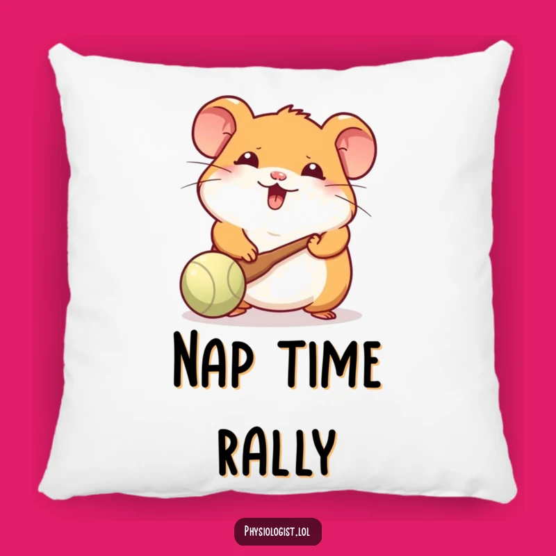 Funny Hamster Paddle Pillow: Cozy Comfort with Gaming Charm