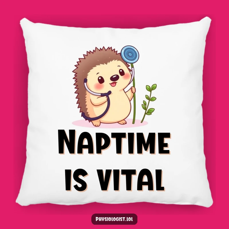 Funny Hedgehog Plant Pillow - Cute & Cheerful Accent Pillow