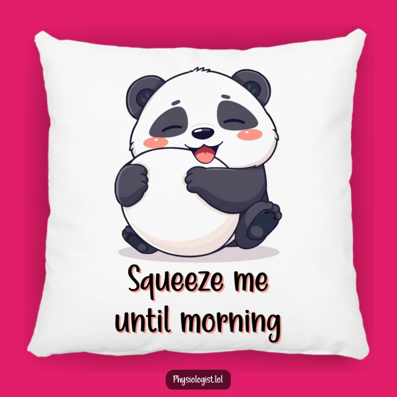 Funny Panda Stress Ball Pillow: Comfy Ambiguous Squeeze Cushion, Perfect Funny Gift