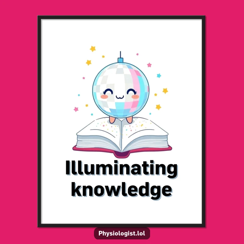 Funny Disco Ball Book Digital Art: Instant Sparkle Decor, Hilarious Gift