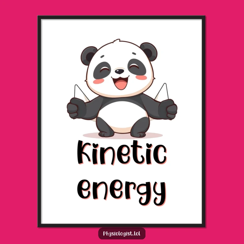 Funny Panda Gym Digital Print: Instant Cheerful Art for Your Space!