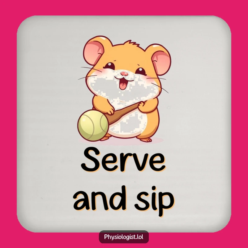 Funny Hamster Paddle Coasters: Protect Surfaces with Adorable Fun