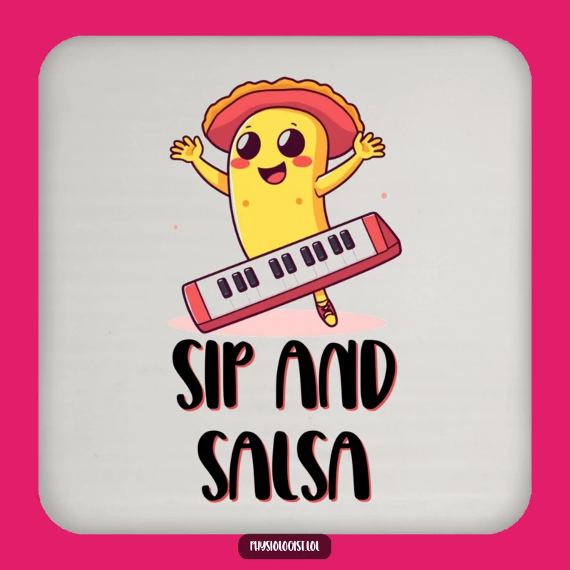 Funny Taco Keyboard Coaster - Comical Surface Protection Gift