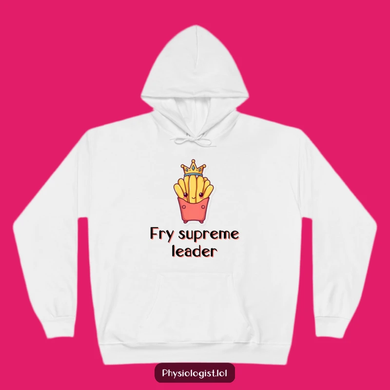 Funny French Fry King Hoodie: Cozy Victorious Fry Funny Gift
