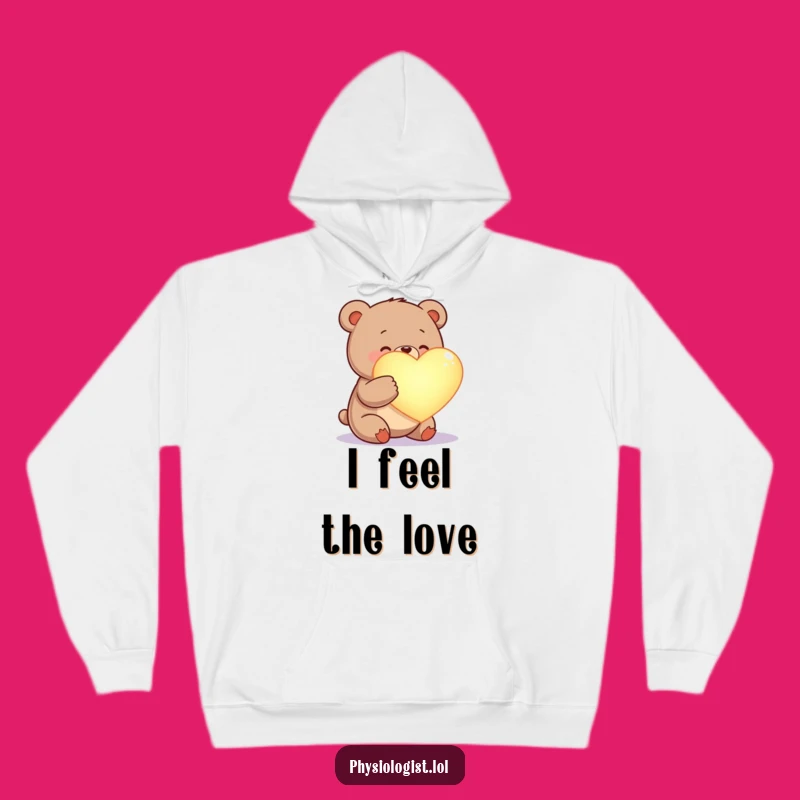 Funny Bear Cardiologist Hoodie - Cozy Love Wear for Gentle Bears