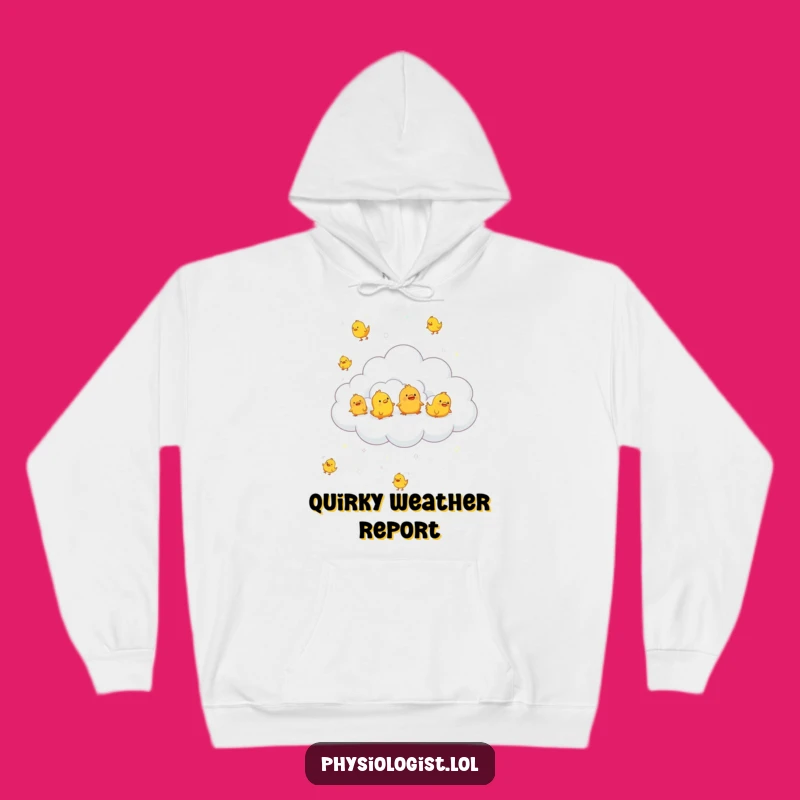 Funny Chicken Cloud Hoodie - Cozy Comical Gift for Whimsical Souls