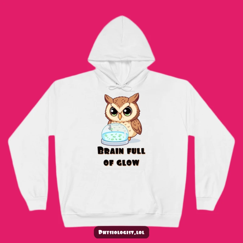Funny Owl Science Hoodie: Cozy Up with Curious, Hilarious Discovery!