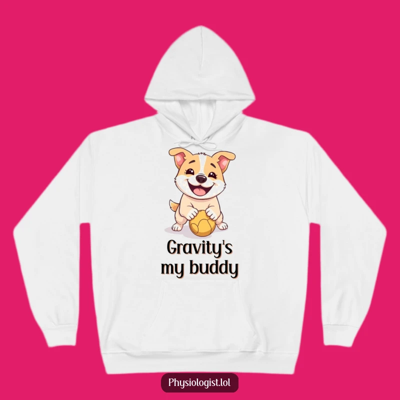 Funny Dog Slipping Hoodie: Cozy & Comical Pet Lover Gift