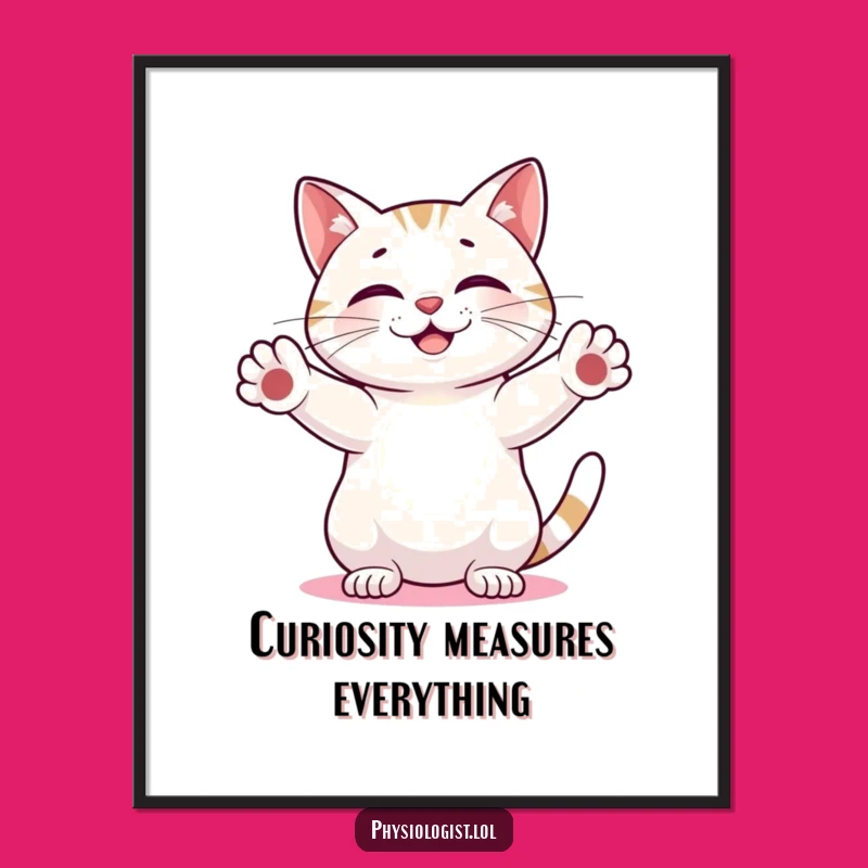 Free Printable Cat Abstract Shape Wall Art: Funny Downloadable Art, Perfect for Home Decor