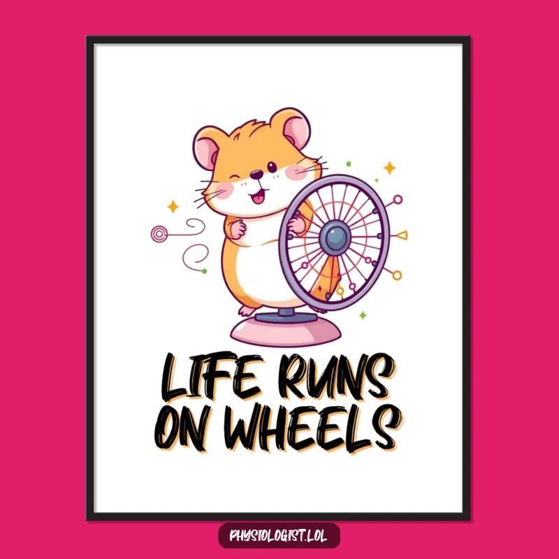 Free Printable Hamster Diagram Wall Art: Funny Downloadable Art, Perfect for Home Decor