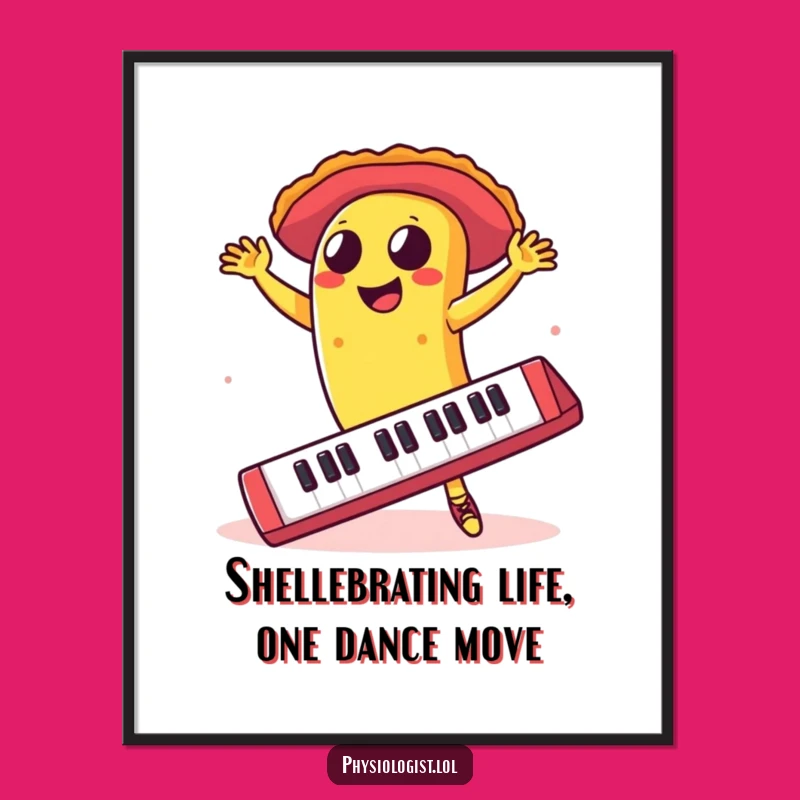 Funny Taco Keyboard Art: Free Printable Wall Decor for Fiesta Vibes