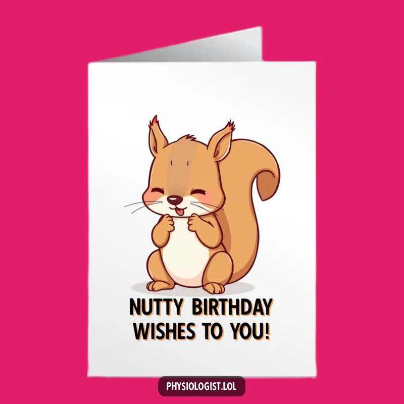 Free Printable Birthday Card: Funny Squirrel Referee, Downloadable Fun for a Game Night DIY Gift