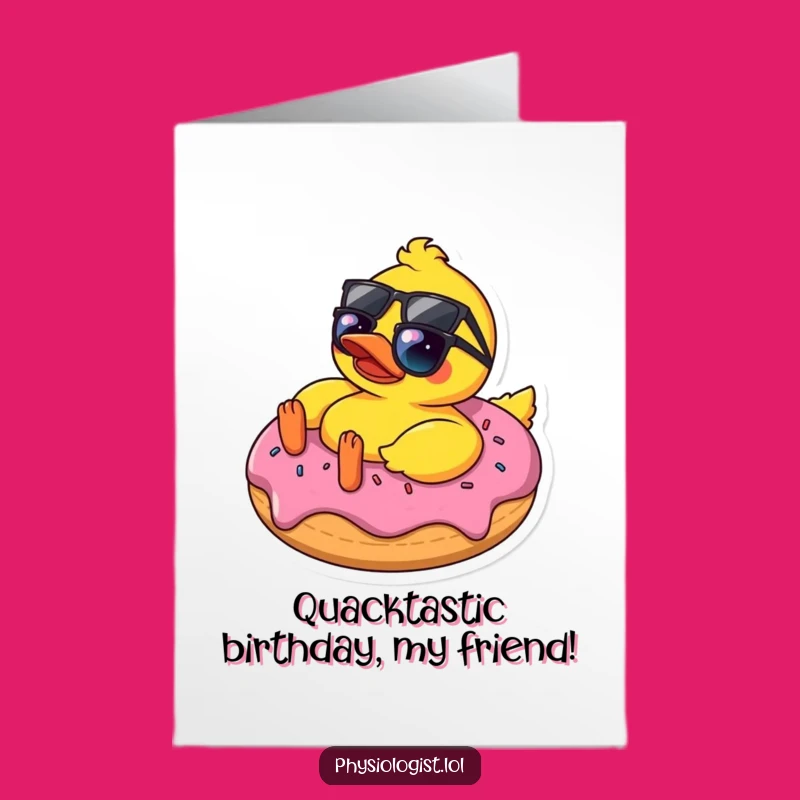 Funny Rubber Ducky Birthday Card: Free Printable for a Hilarious DIY Gift