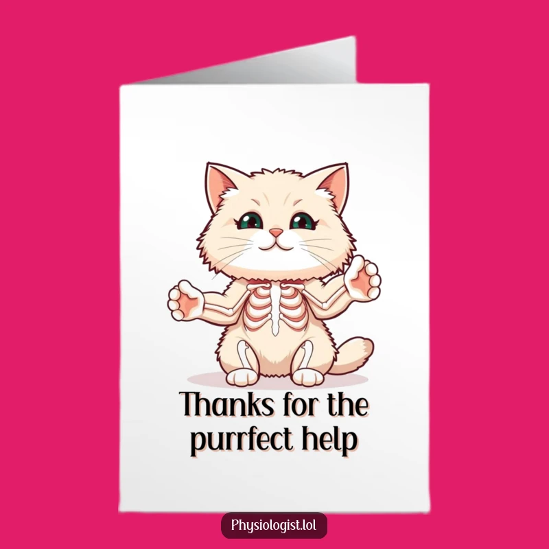 Free Printable Cat Yoga Thank You Card: Whimsical DIY Printable for Showing Gratitude