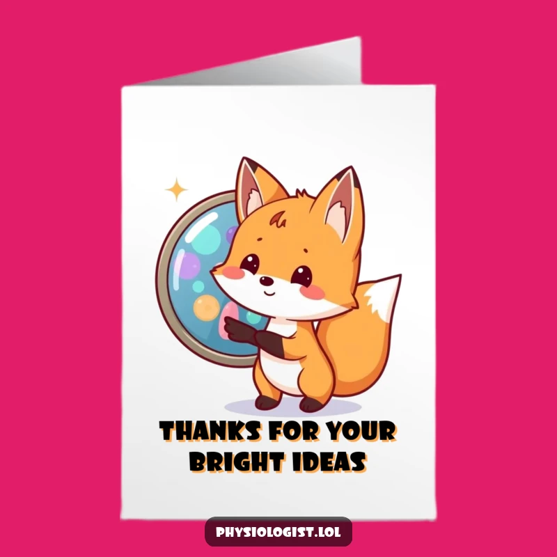 Free Printable Fox Explorer Thank You Card: Whimsical DIY Printable for Gratitude