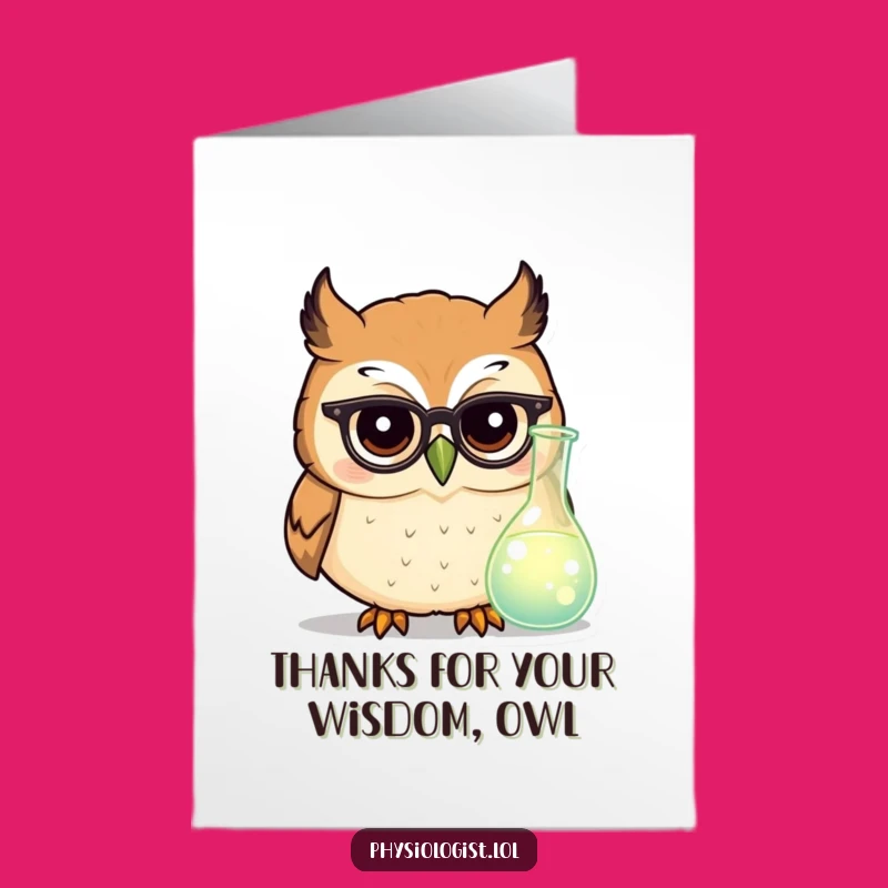 Free Printable Owl Scholar Thank You Card: Whimsical DIY Printable for Gratitude