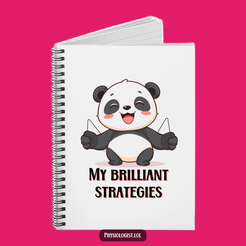 Funny Panda Gym Notebook: Log Workouts with Hilarious Precision!