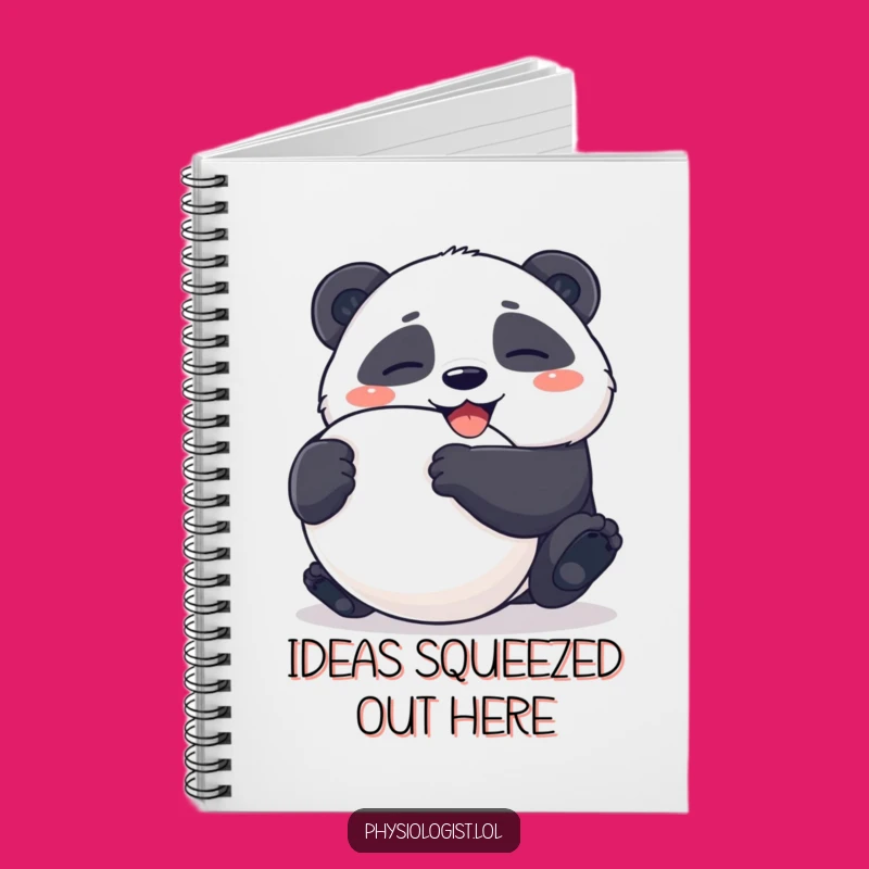 Funny Panda Stress Ball Notebook: Ambiguous Squeeze Journal, Great Funny Gift