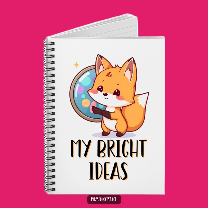 Funny Fox Biologist Notebook: Cell Magnification for Your Science Notes