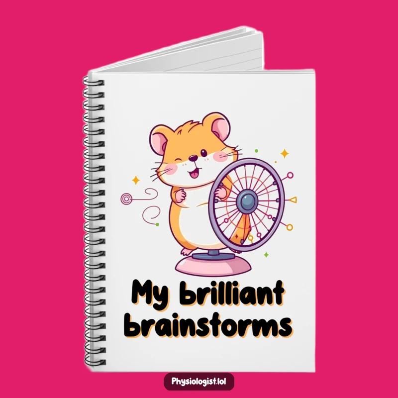 Funny Hamster Diagram Notebook: Hilarious Journal for Busy Thinkers
