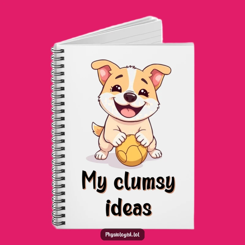 Funny Dog Slipping Notebook: Hilarious Journal Gift for Notes