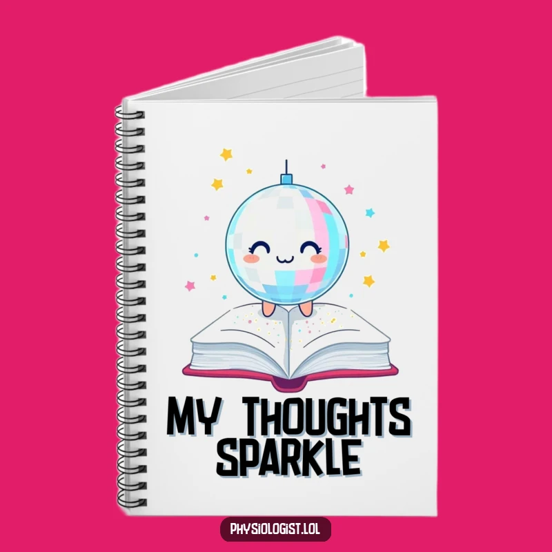 Funny Disco Ball Book Notebook: Write Your Story in Sparkle, Hilarious Gift