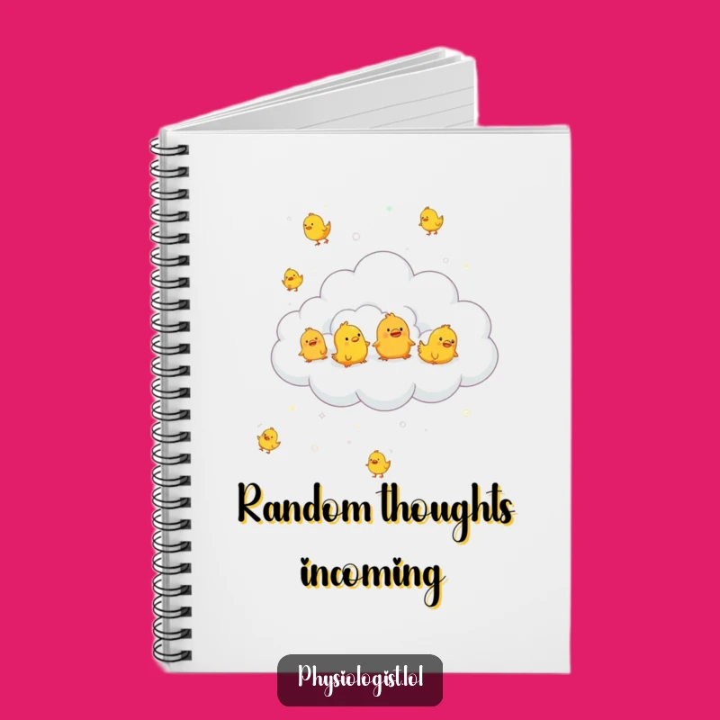 Funny Chicken Rain Notebook - Comical Journal for Whimsical Ideas