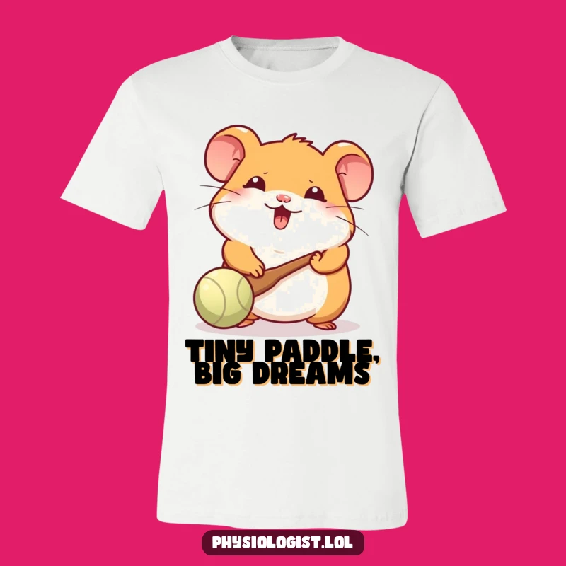 Funny Hamster Paddle T-Shirt: Playful Fun for Everyday Wear