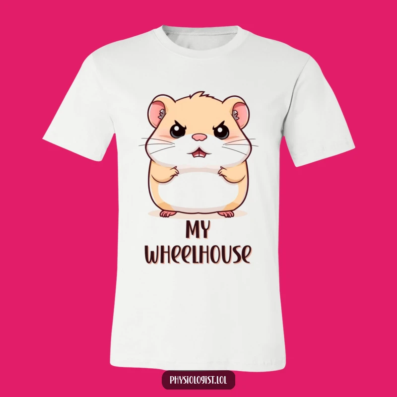 Funny Stern Hamster T-Shirt: Hilarious Grumpy Pet Tee for Sarcastic Souls