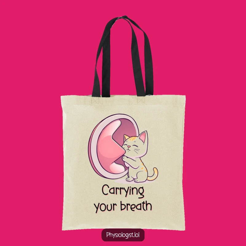 Funny Cat Lung Tote Bag: A Humorous Carry-All for Everyday Adventures