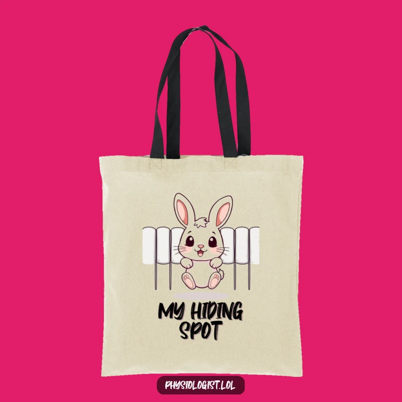 Funny Rabbit Tote Bag: Carry Your Essentials with Bunny Humor